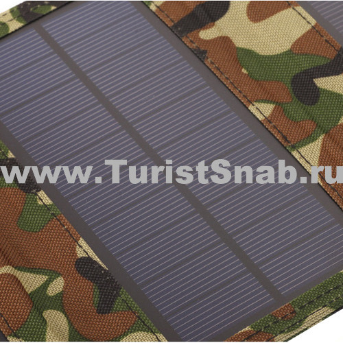 Походное зарядное устройство на солнечных батареях — внешний вид одной секции батареи