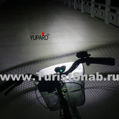 Cветодиодный фонарь для вело XM-L T6 CREE — свет можно регулировать 