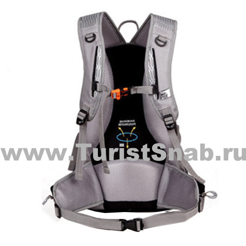 Туристический рюкзак Sengesi 25L — вид сзади, вентилируемые лямки с грудной съемной стяжкой